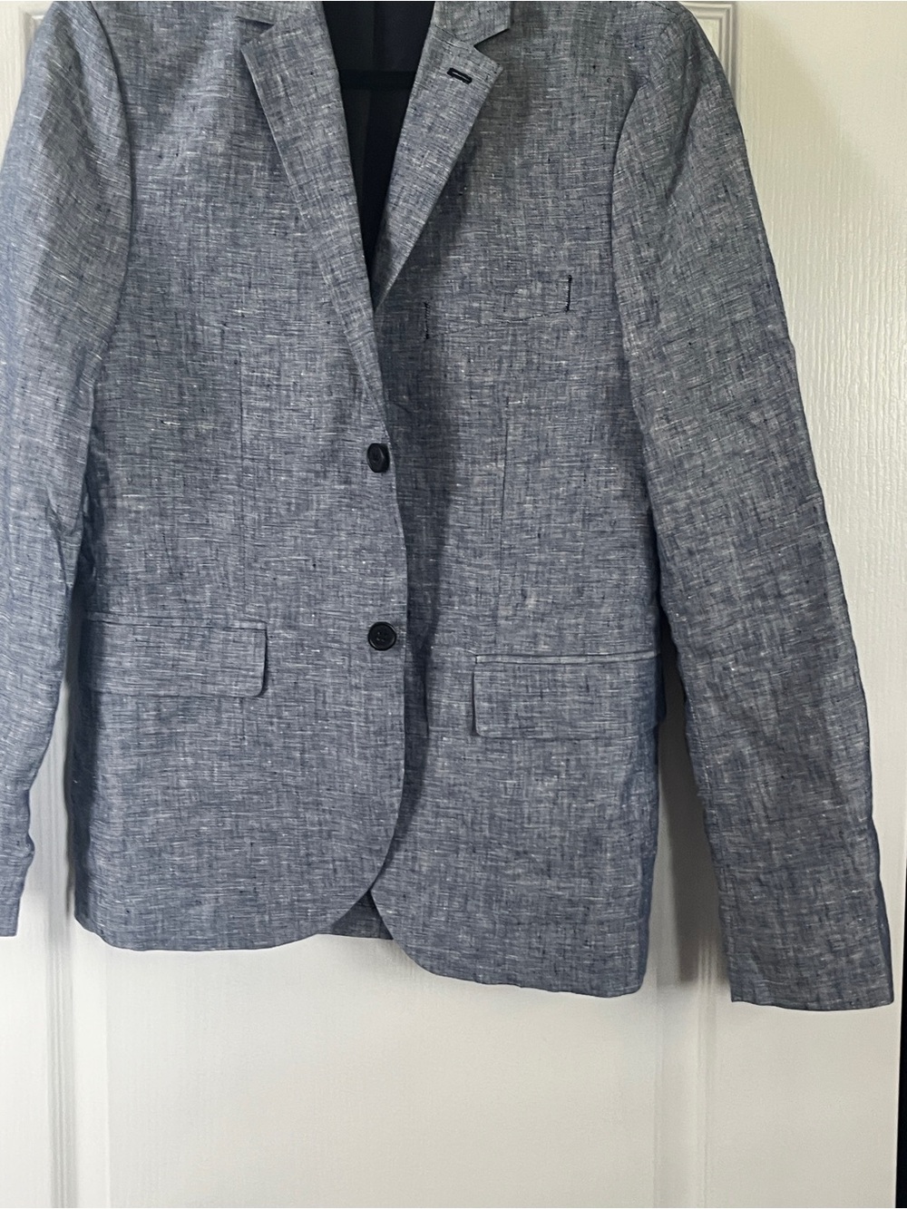 H&M Light Heather Gray Two-Button Sport Coat